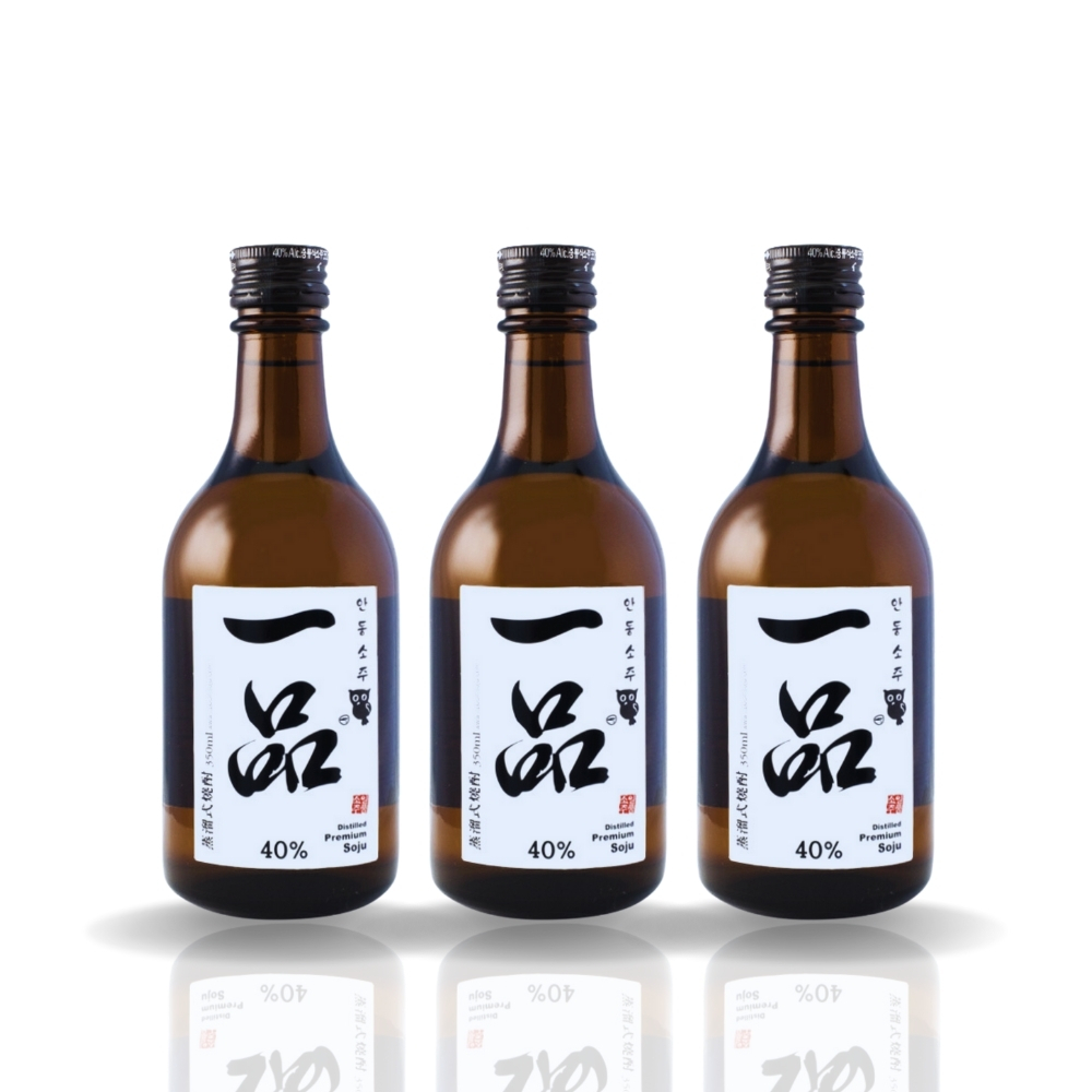 안동소주일품 40도 유리병 증류식소주 전통주 안동소주 350ml, 3개 - 상품 이미지