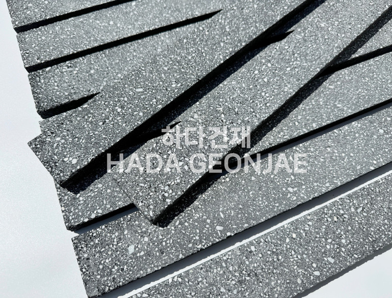 모노타일 롱브릭 490x53x17T 블랙 / 하다건재 와이드벽돌타일