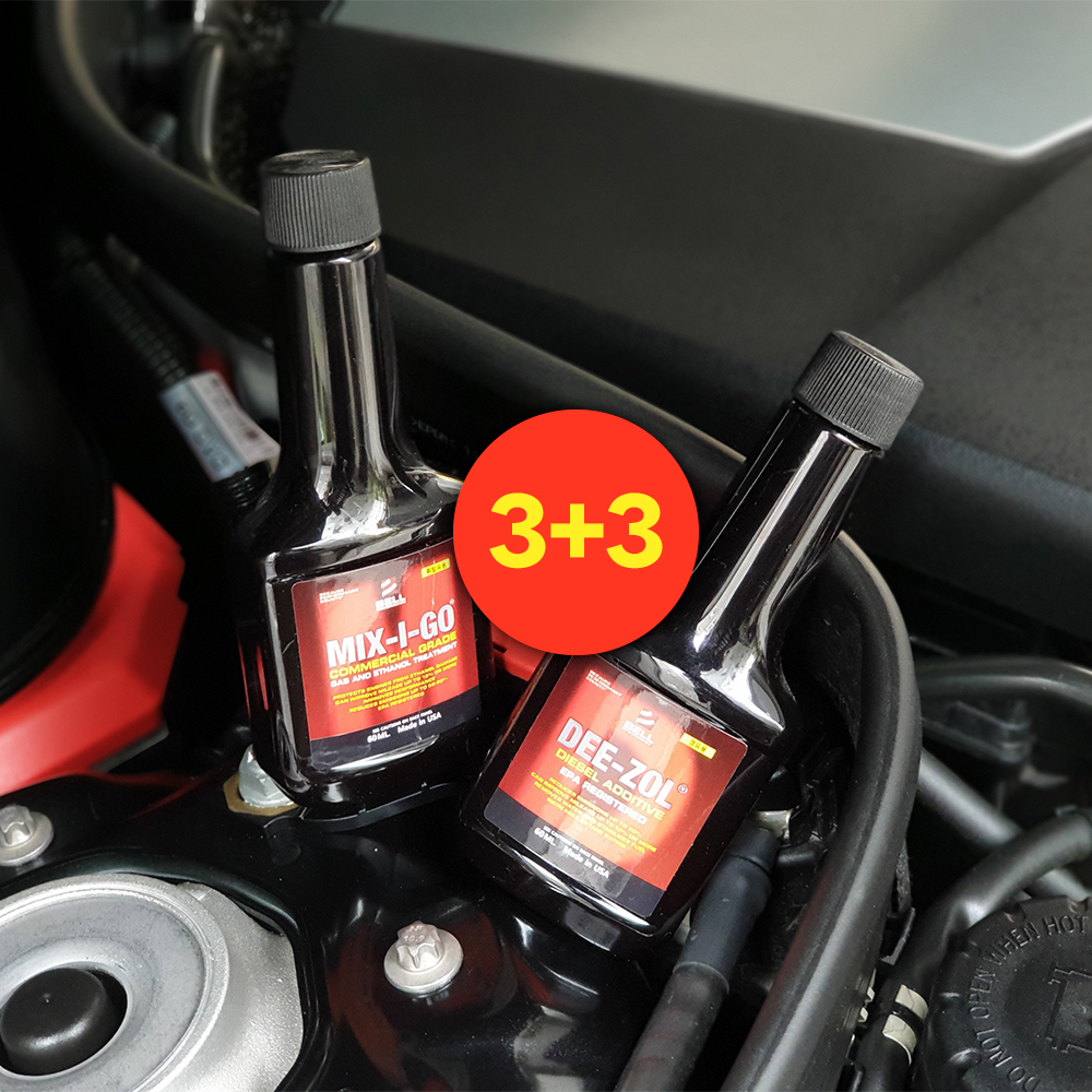110년전통 고성능 벨퍼포먼스 원샷 연료첨가제 3+3 디졸 디젤 믹스아이고 가솔린 60ml 75L용 수분제거제 동결방지제 인젝터클리너 - 상품 이미지