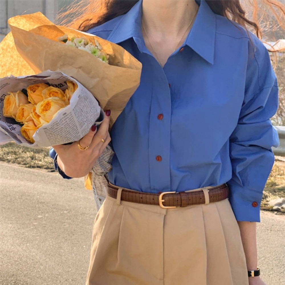 웨딩임파서블 전종서 셔츠 모던한 깔끔한 핏 - 메인 이미지
