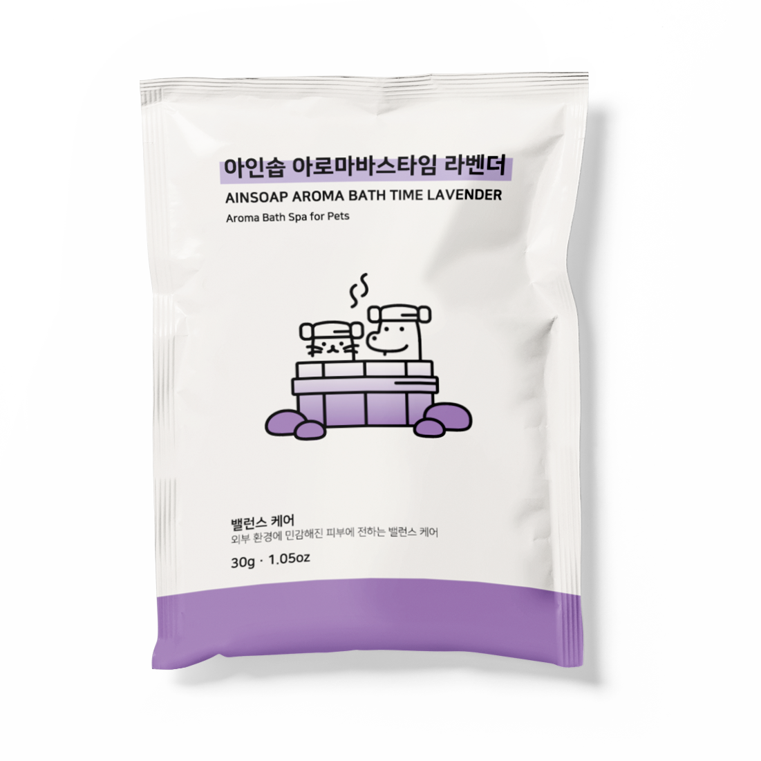 아인솝 강아지 고양이 입욕제 탄산스파 아로마바스타임 30g 이미지 2