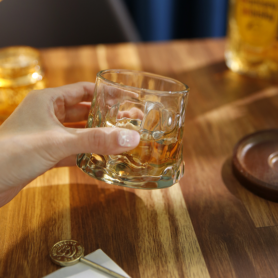 플라라 롤링 하이볼 온더락잔 양주잔 언더락잔 에어링 스월링 위스키잔 코스터 세트