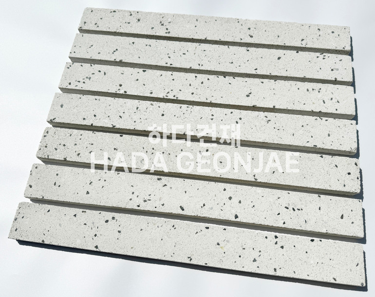 모노타일 롱브릭 490x53x17T 화이트 / 하다건재 와이드벽돌타일