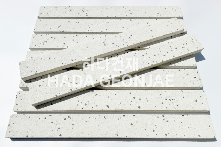 모노타일 롱브릭 490x53x17T 화이트 / 하다건재 와이드벽돌타일