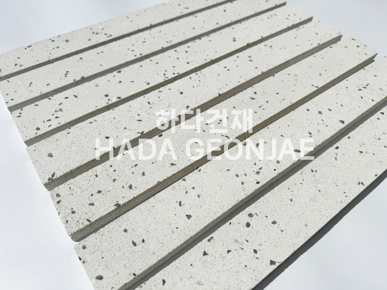 모노타일 롱브릭 490x53x17T 화이트 / 하다건재 와이드벽돌타일