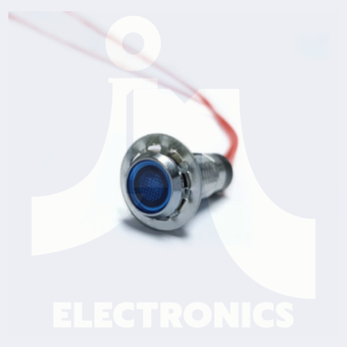 FILN-8FW-BU 선타입 8파이 방수 메탈 청색 LED 12V 인디게이터램프 / IP65