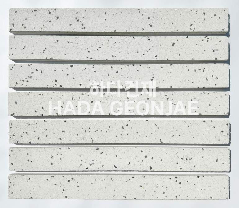 모노타일 롱브릭 490x53x17T 화이트 / 하다건재 와이드벽돌타일