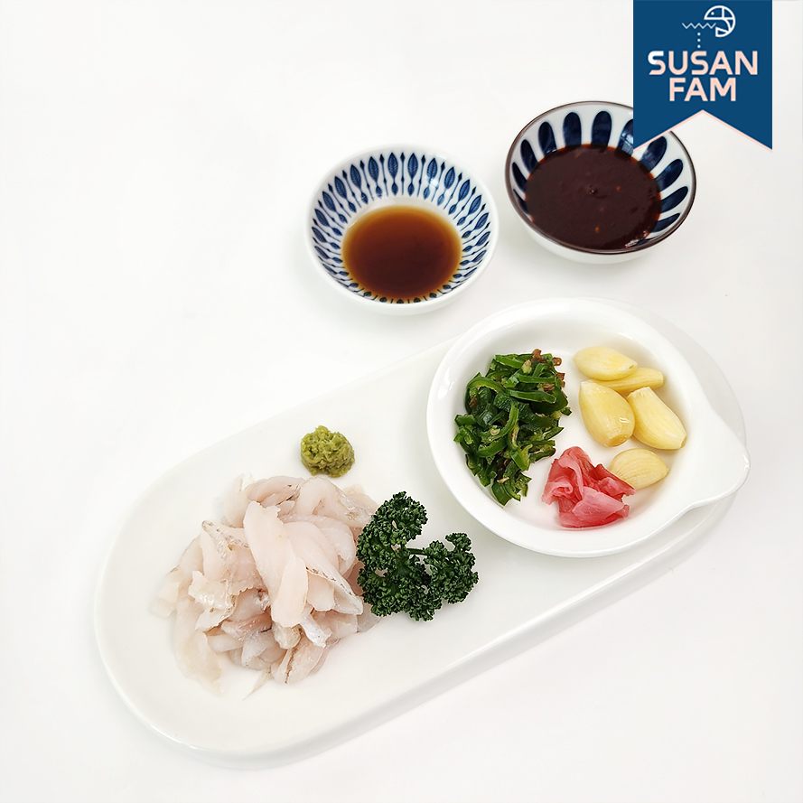 동해안 가자미회 1kg 자연산 미주구리 세꼬시 물가자미회 국산 - 상세 이미지 4