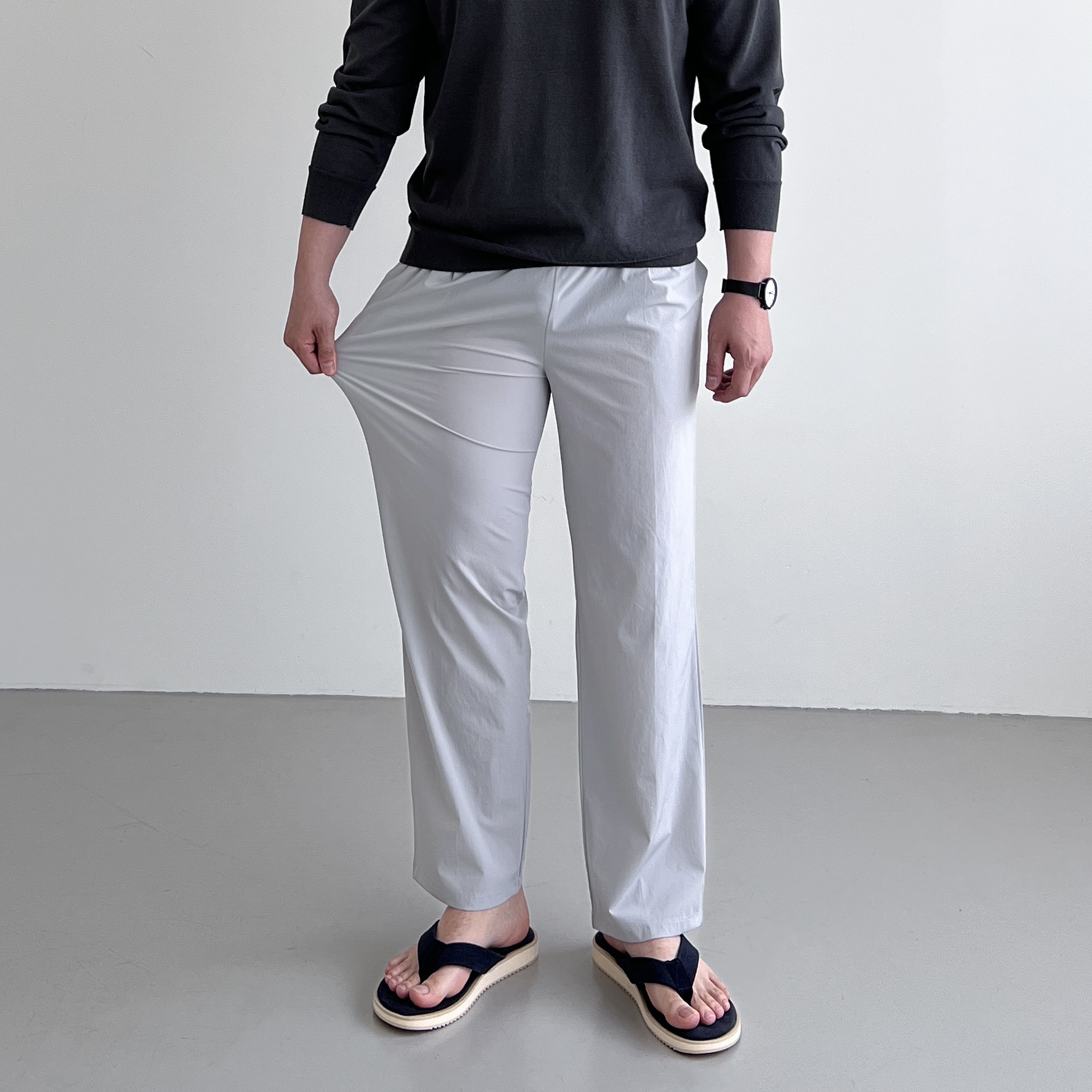 1+1 남성냉장고바지 아이스슬랙스 쿨슬랙스 - 상세 이미지 2