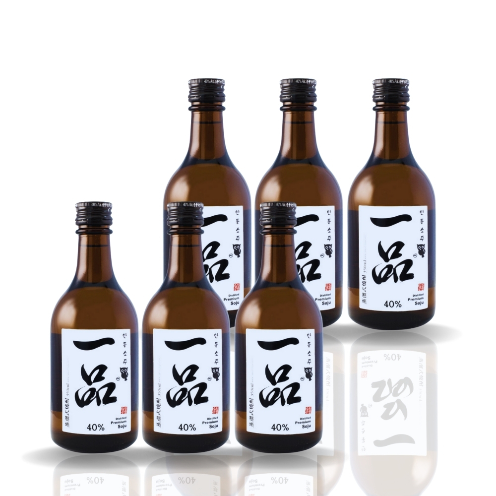 안동소주일품 40도 유리병 증류식소주 전통주 안동소주 350ml, 6개 - 상품 이미지