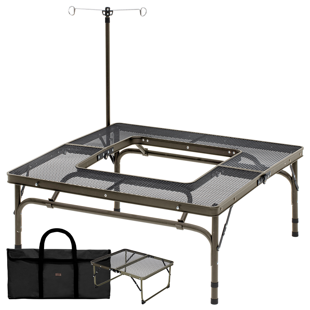 로티캠프 캠핑 테이블 IGT 좌식 원액션 화로대 접이식 경량 휴대용 MBT-900 샴페인