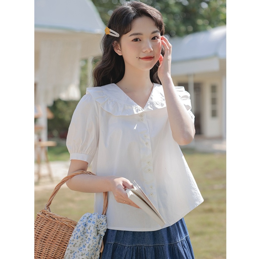 환승연애3 김예원 블라우스 청순 레이스 여름 시원한 - 상세 이미지 2