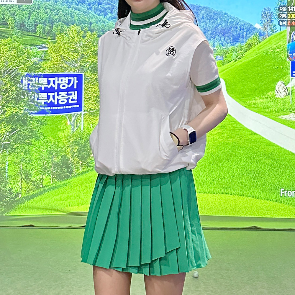 골프바람막이조끼 여름골프조끼 - 메인 이미지