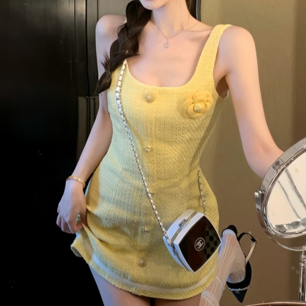 송해나 옷 뷔스티에 원피스 큐티 슬림 나는솔로 140회 - 상품 이미지