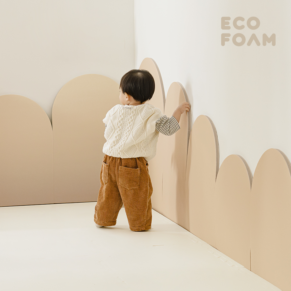 에코폼 베일리 벽매트 아기 벽쿠션 유아 침대 울타리 안전 벽가드 45x80x1.5cm