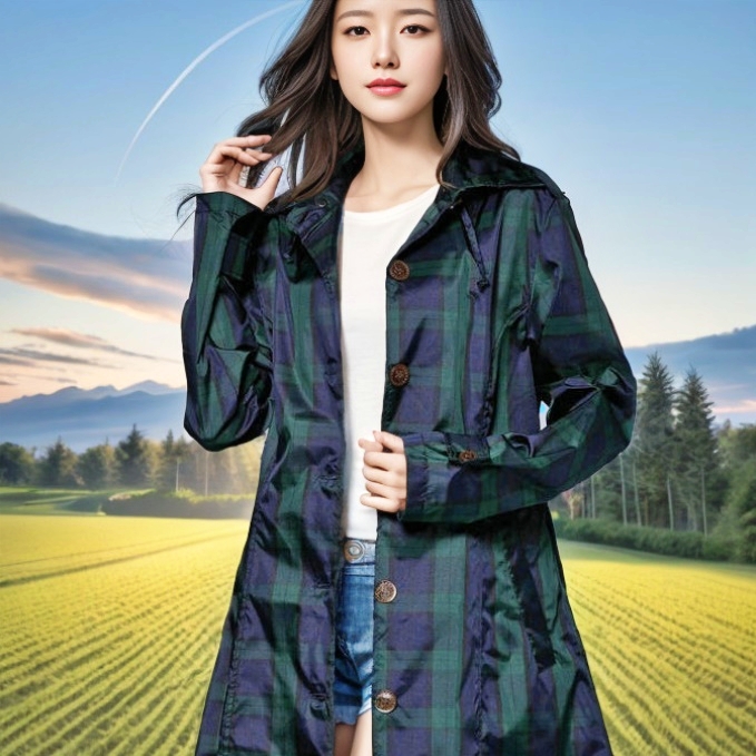 여성 골프 레인코트 여자 골프 우비 캐디 골프용 비옷 - 상품 이미지