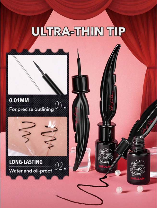 쉬글램 마릴린 먼로 콜라보 번짐없는 잉크 모양 리퀴드 아이라이너 sheglam - 상세 이미지 5