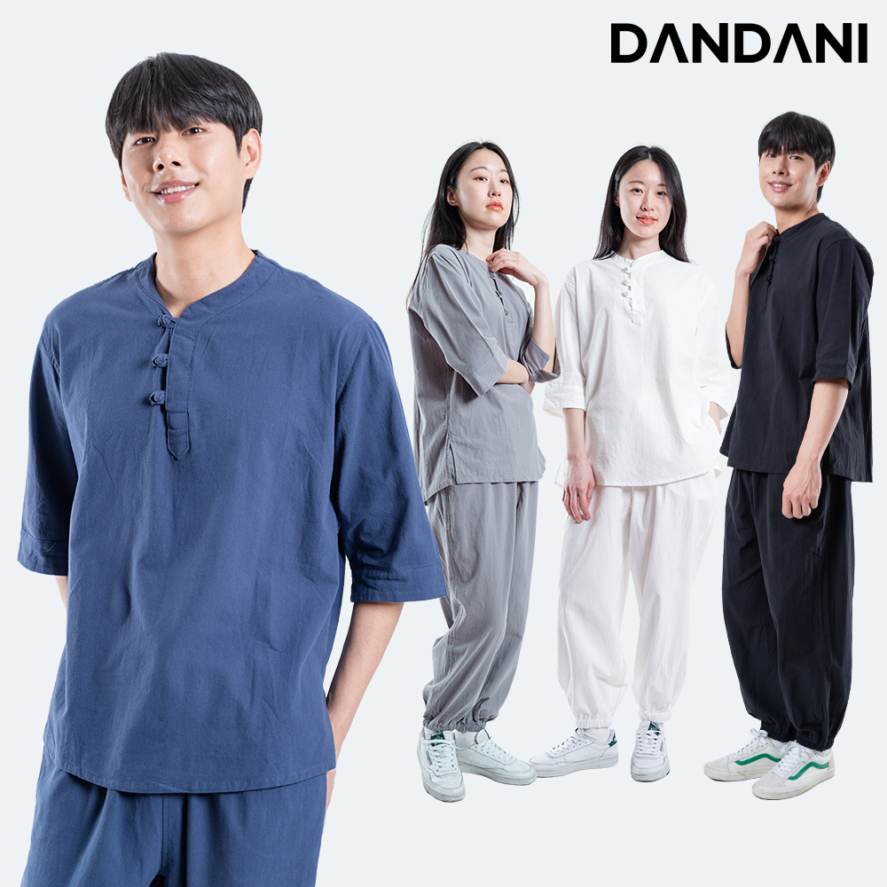 단다니 생활한복 세트 봄 여름 가을 남자 여자 공용 개량한복 법복 절복