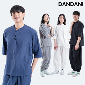 단다니 생활한복 세트 봄 여름 가을 남자 여자 공용 개량한복 법복 절복 착용 후기 | 사이즈/핏 총정리 - 상품 이미지 1