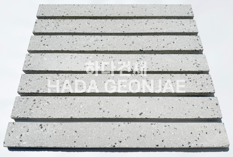 모노타일 롱브릭 490x53x17T 그레이 / 하다건재 와이드벽돌타일