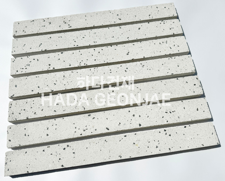 모노타일 롱브릭 490x53x17T 화이트 / 하다건재 와이드벽돌타일