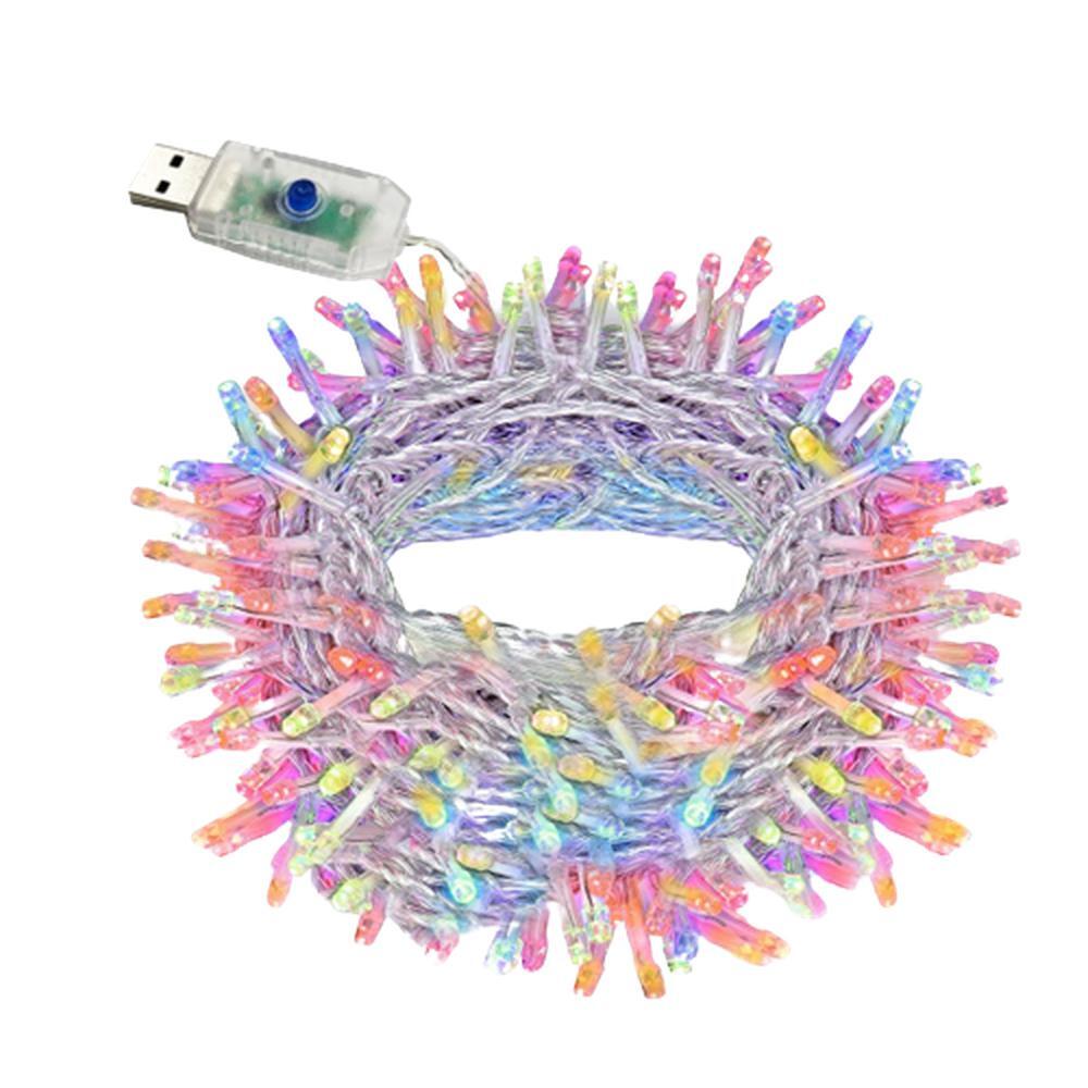 감성캠핑 LED전구 와이어조명 USB 200구 8모드