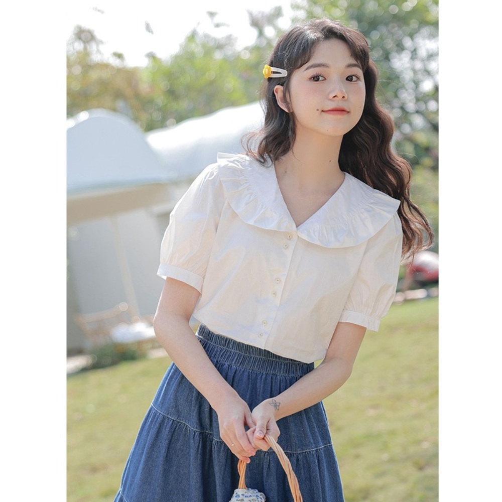 환승연애3 김예원 블라우스 청순 레이스 여름 시원한 - 상세 이미지 4