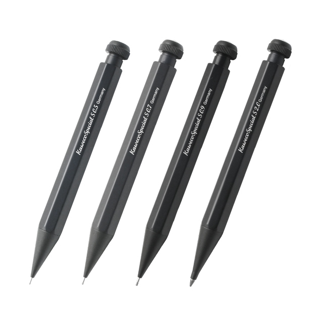 KAWECO 카베코 스페셜 미니 펜슬 샤프 필기구 케이스 포함 블랙 - 상품 이미지