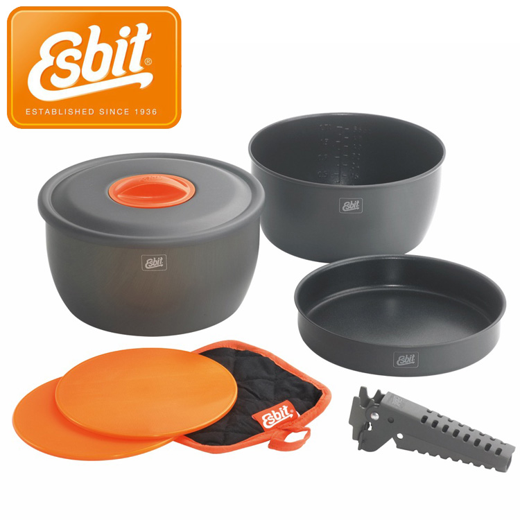에스빗 Esbit 캠핑 코펠 알루미늄 쿠킹 세트 CW2500NS