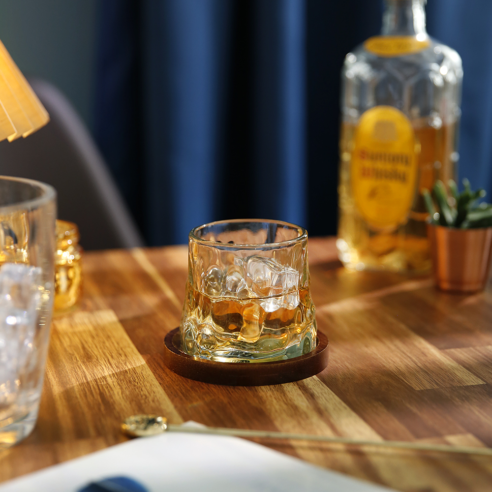 플라라 롤링 하이볼 온더락잔 양주잔 언더락잔 에어링 스월링 위스키잔 코스터 세트