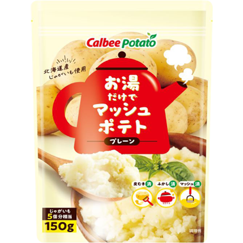 가루비 뜨거운 물만으로 으깬 감자 오유다케 매쉬포테토 플레인 150g - 상품 이미지