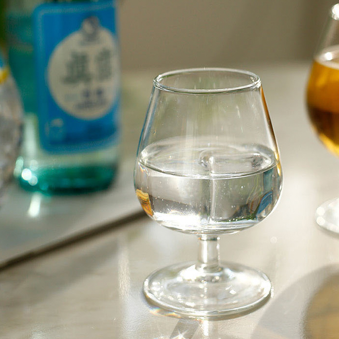 강화유리 고블렛잔 꼬냑잔 막걸리 소주잔 130ml - 상세 이미지 3