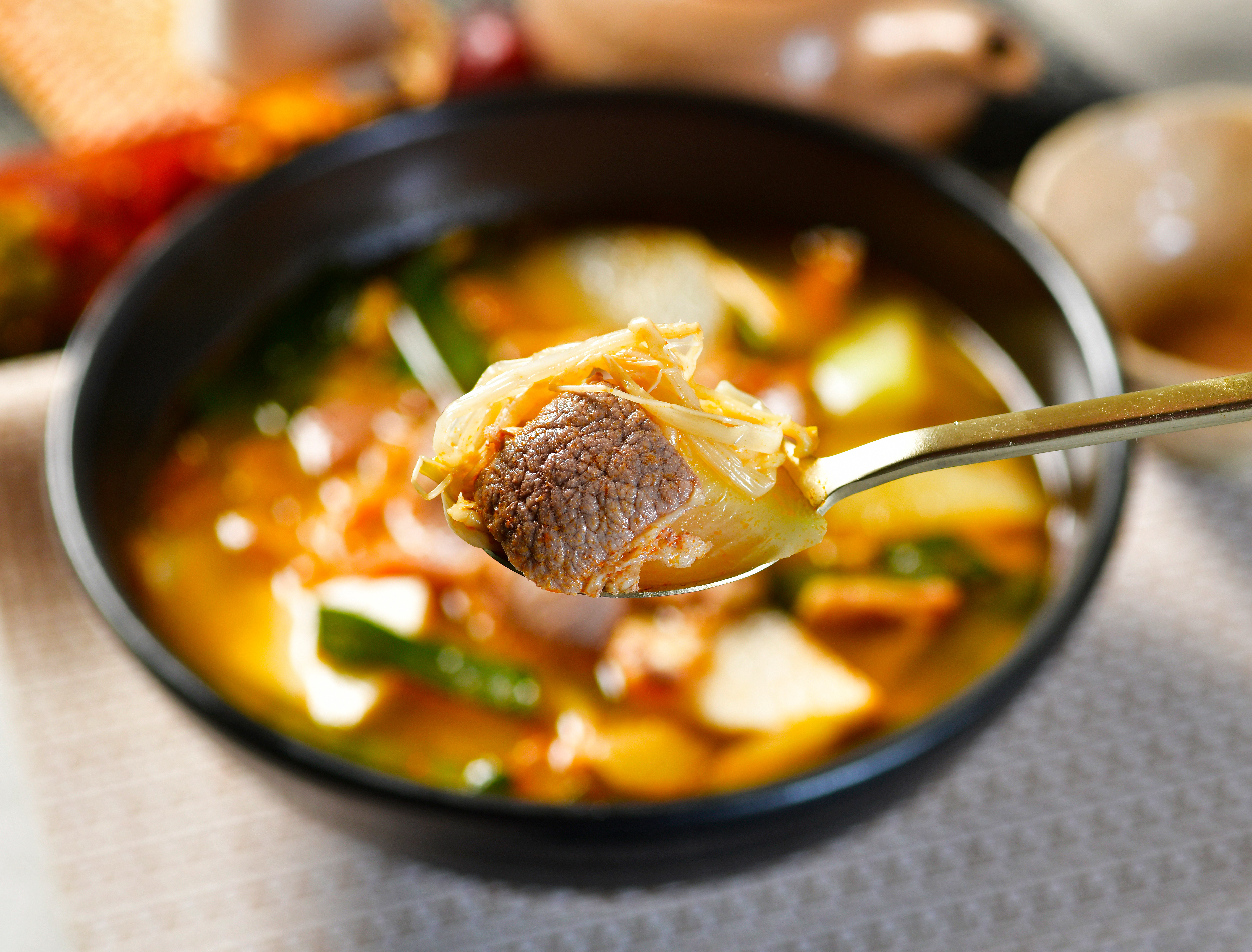 경상도식 소고기국밥, 더숩 장터 소고기국 500g : 더숩