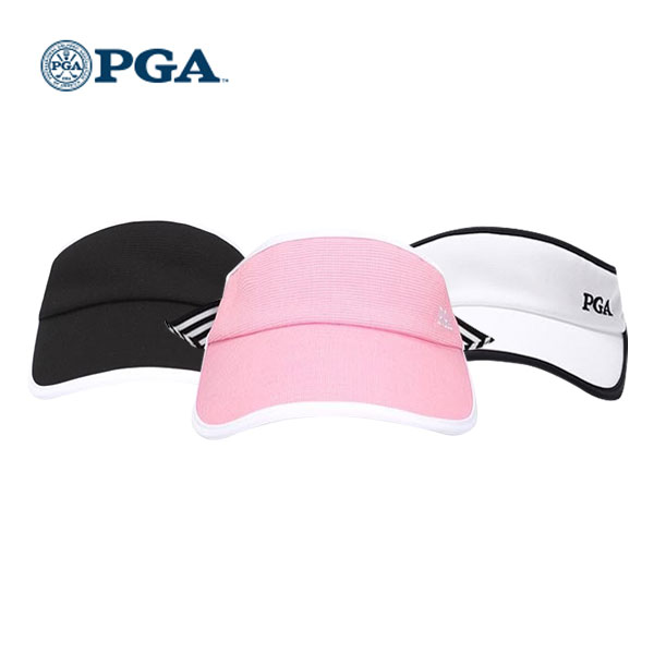 PGA 여성 해리 리본 썬바이져 골프모자 썬캡 PG0LCP52 - 상품 이미지