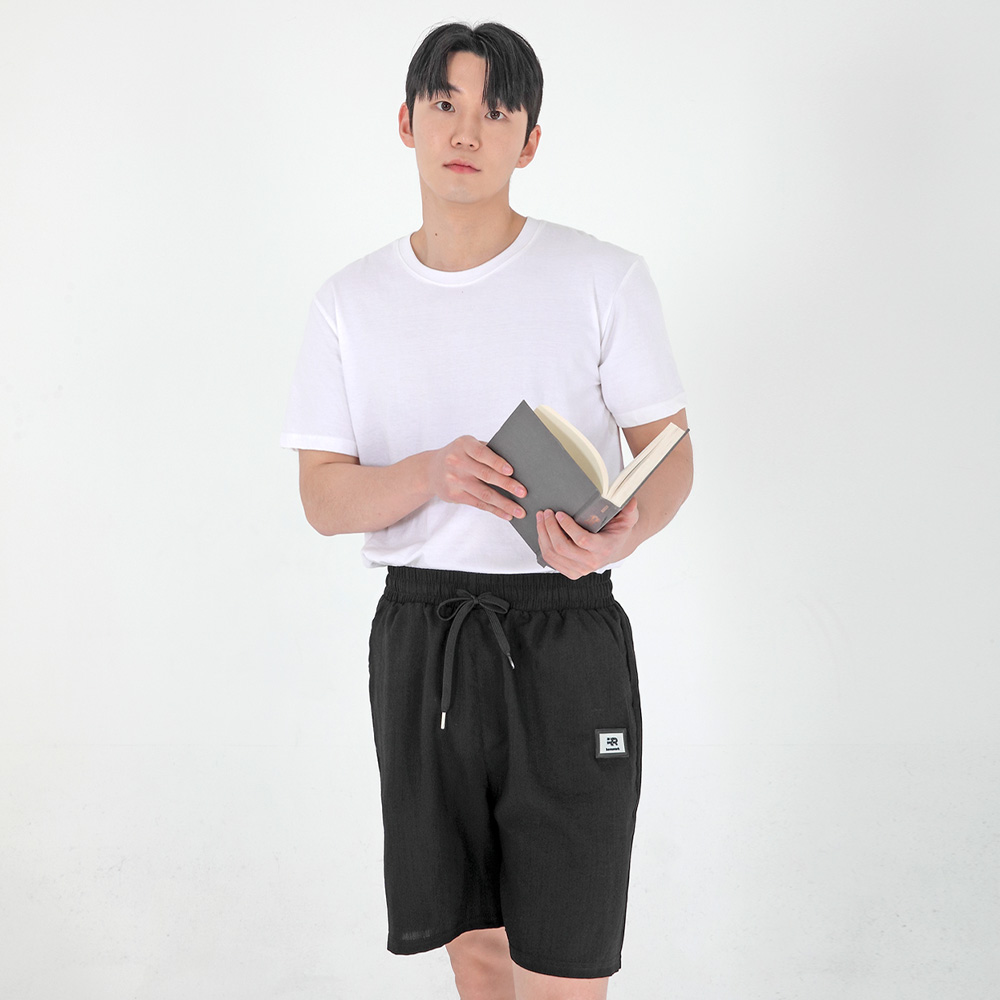 에이원 남자 레이온 주머니 5부 반바지 - 상세 이미지 4