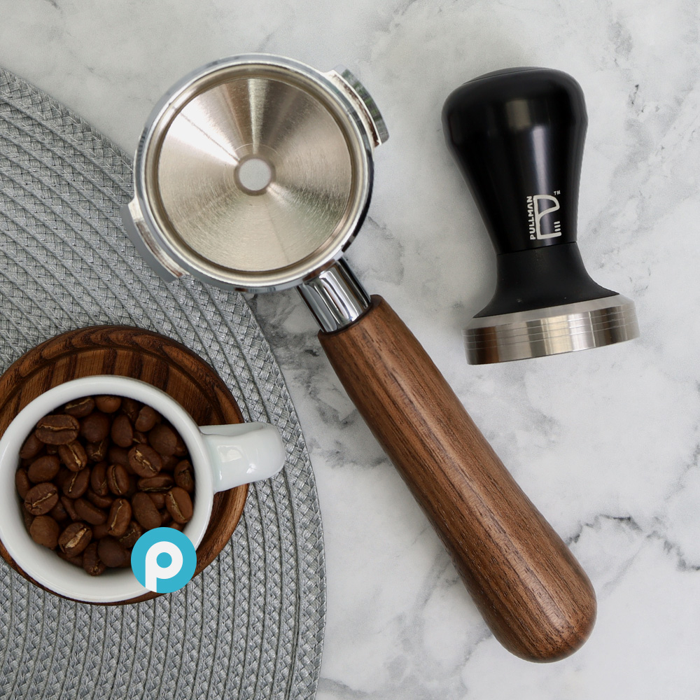 달라코르테 포터필터 54mm 2샷 바스켓 호환 월넛 베이직