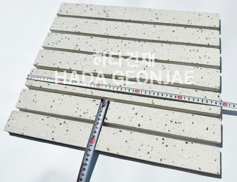 모노타일 롱브릭 490x53x17T 화이트 / 하다건재 와이드벽돌타일