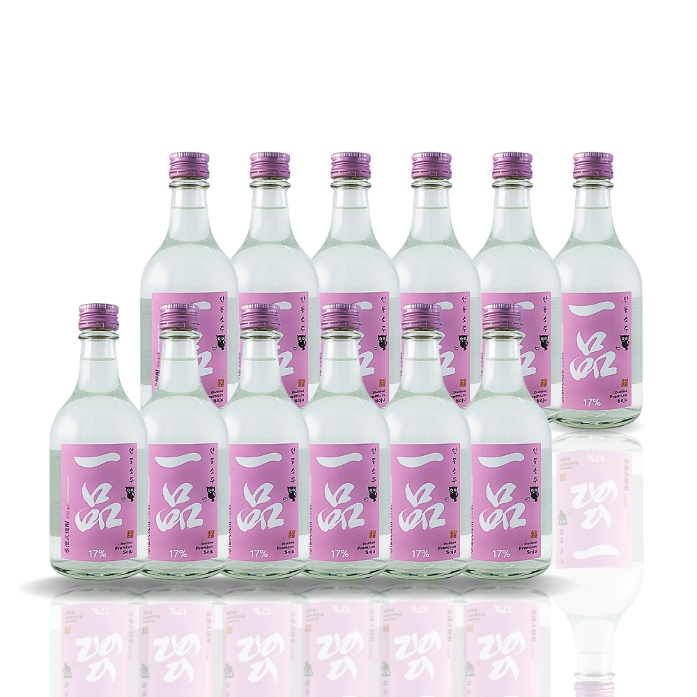 증류식소주 안동소주일품 17도 전통주 안동소주 명절 가정의 달 선물세트 350ml, 12개