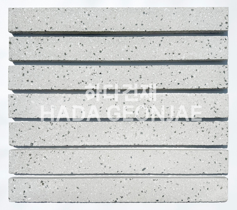 모노타일 롱브릭 490x53x17T 그레이 / 하다건재 와이드벽돌타일