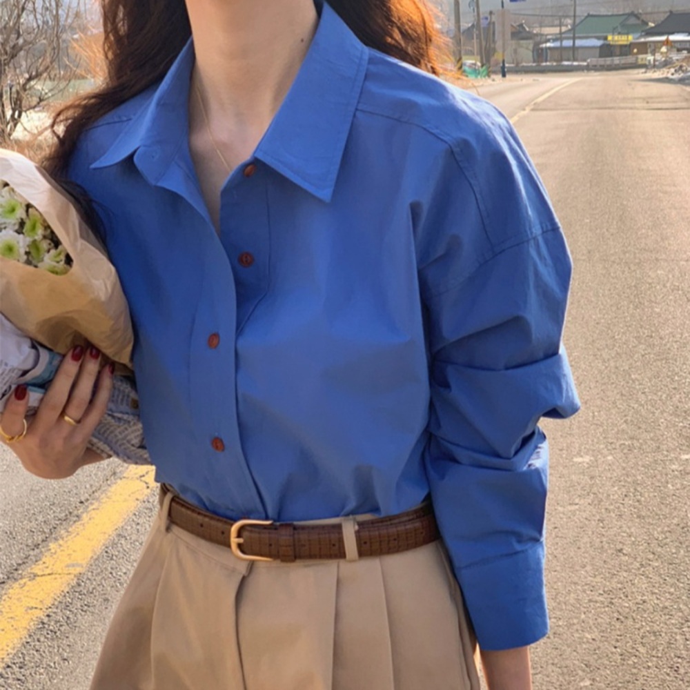 웨딩임파서블 전종서 셔츠 모던한 깔끔한 핏 - 상세 이미지 2
