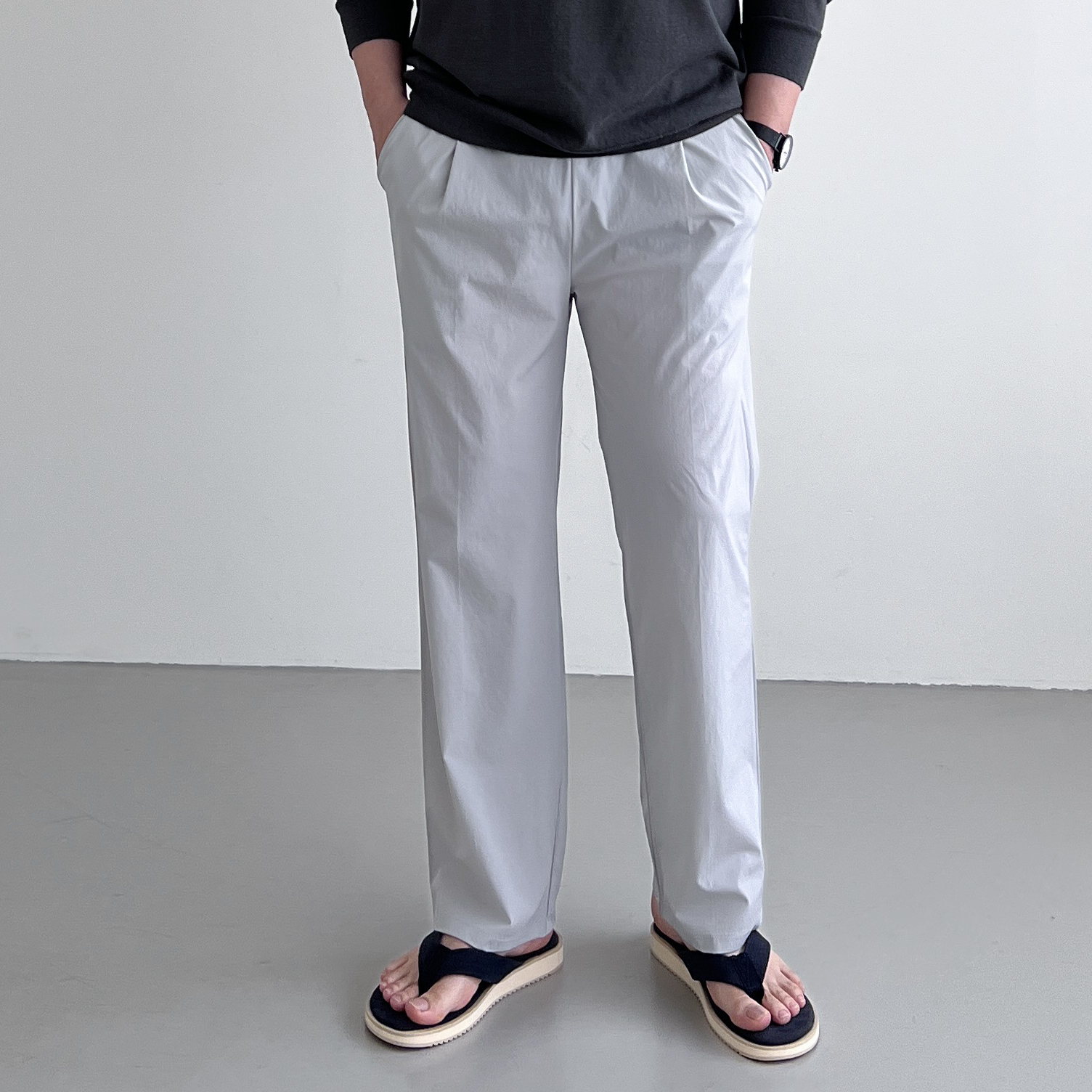 1+1 남성냉장고바지 아이스슬랙스 쿨슬랙스 - 상세 이미지 5