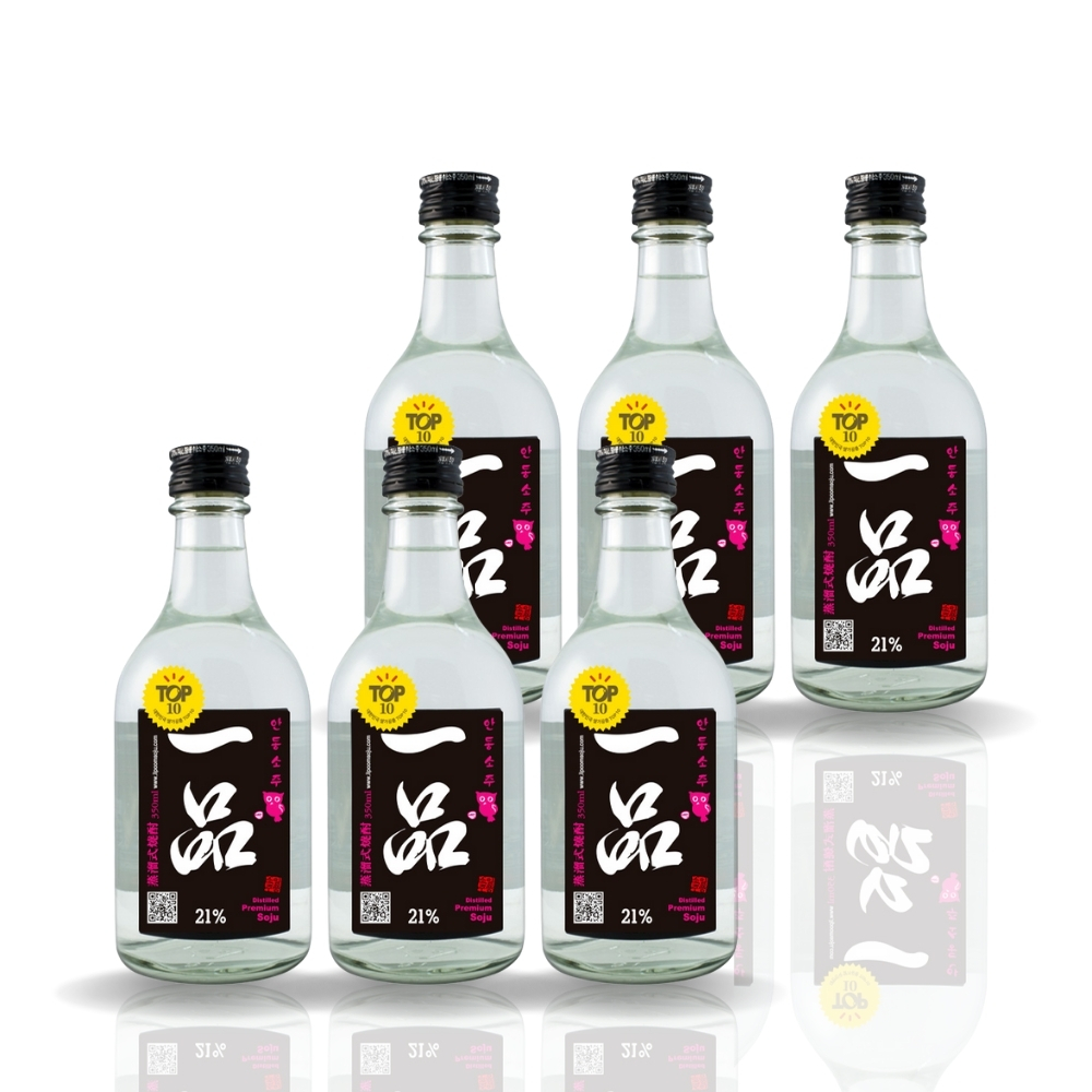 안동소주일품 21도 증류식소주 쌀가공품 TOP10 전통주 350ml, 6개 - 상품 이미지