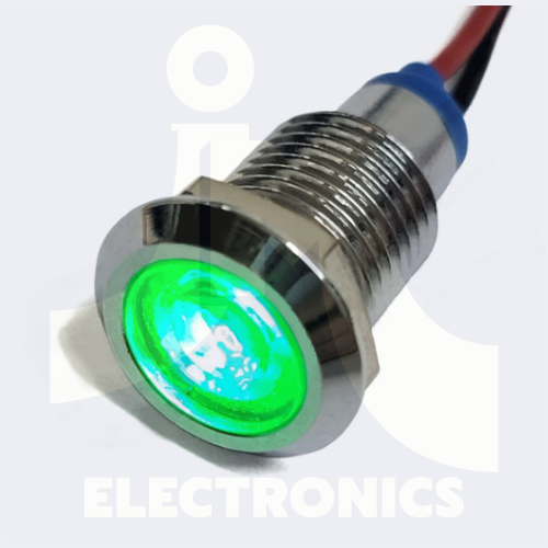 QN-10-G 10파이 녹색 LED 인디게이터 램프 /  DC3V ~24V