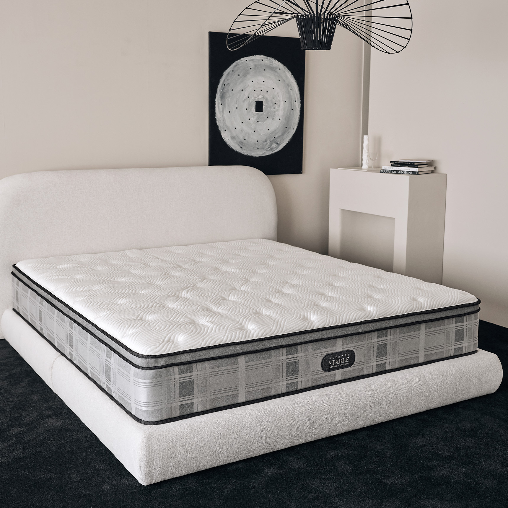 슬립퍼 스테이블 허리 단단한 천연 라텍스 메모리폼 침대 매트리스 27cm, SS(슈퍼싱글), 프라임(하드)