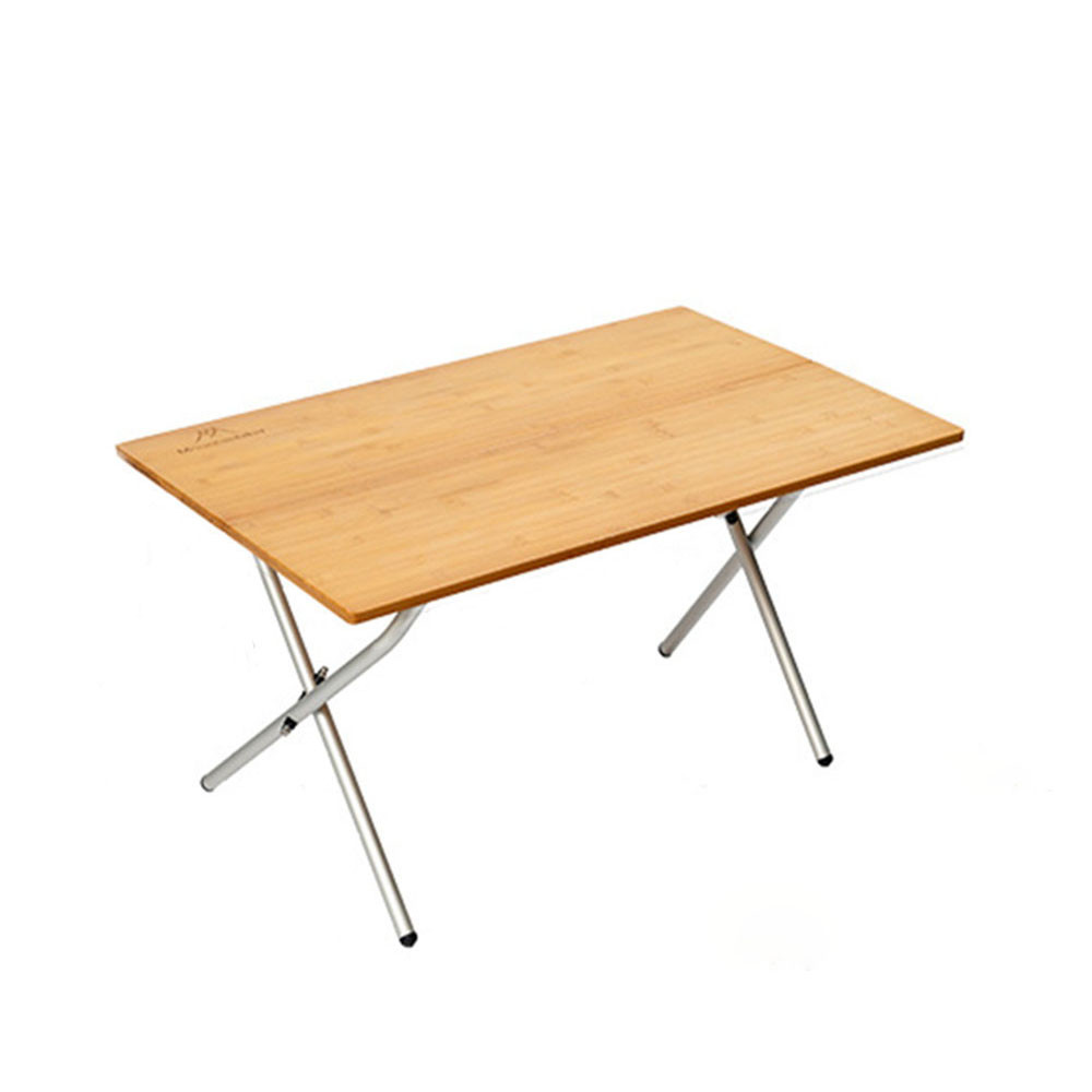 캠핑 원액션 테이블 뱀부 원목 우드 마운틴하이커