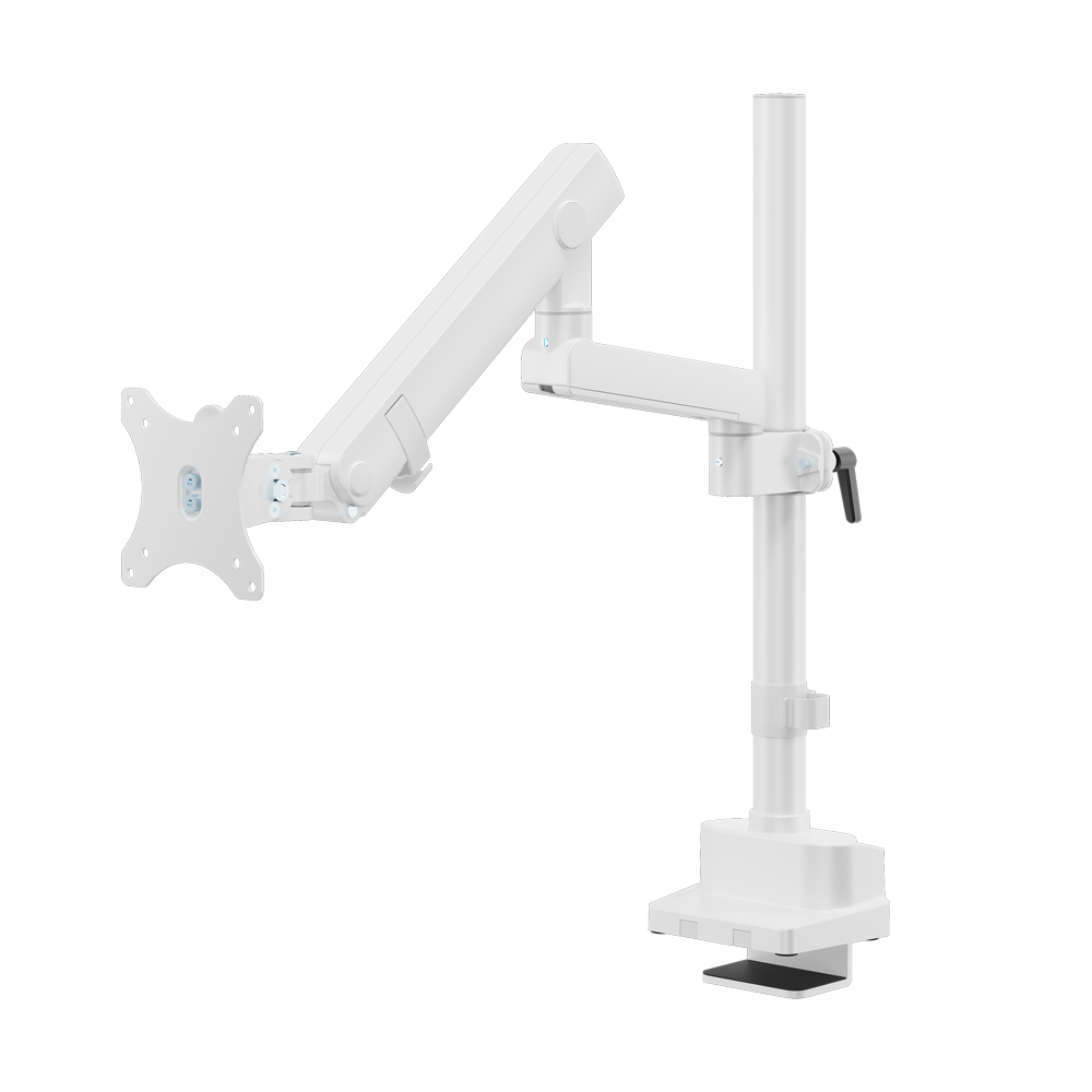 루나랩 모니터암 거치대 싱글 세로 수직 상하 스탠다드 폴 블랙