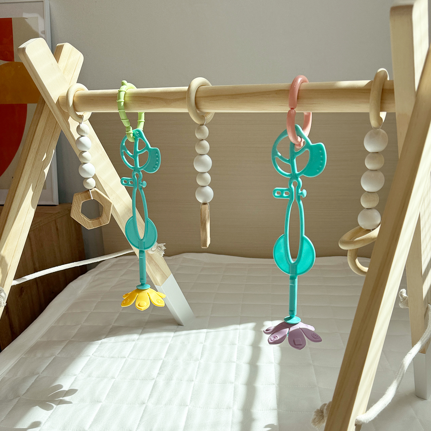 꼬꼬노리 츄츄블룸밴드 손목 치발기 보관케이스포함 아기 국민 신생아 아기띠 국내제작