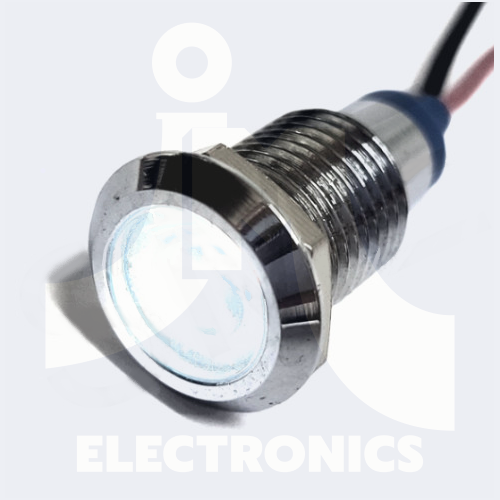 QN-10-W 10파이 백색 LED 인디게이터 램프 /  DC3V ~24V
