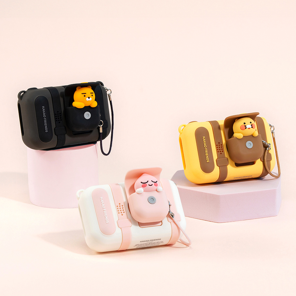 카카오프렌즈 셀피 포켓 카메라 (SD카드 16G+카드 리더기 포함) 라이언 이미지 6