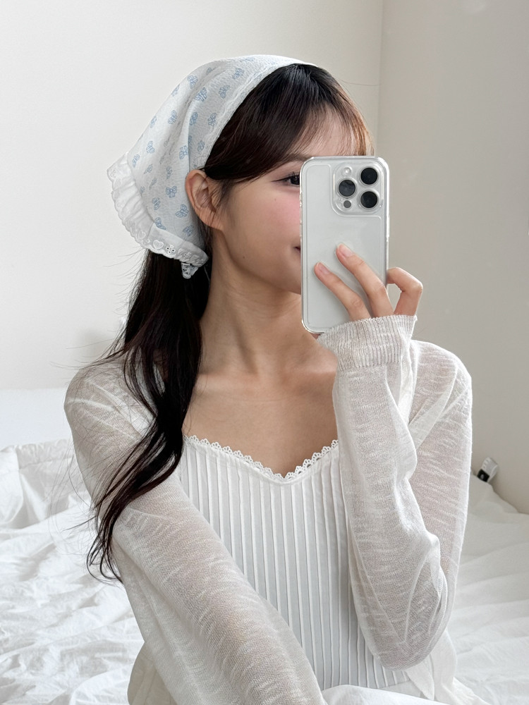 [❤당일출고❤14종] 코티지코어 여름 헤어 두건 반다나 삼각 스카프 모음 *2개이상 구매시 할인 상세 이미지 140